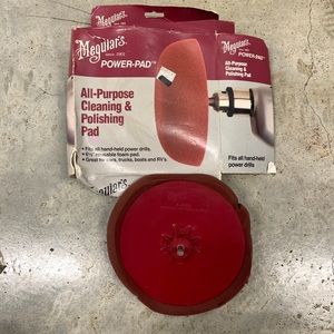*For Parts* Meguiar’s Drill Chuck Polishing Pad Attachment With Decrepit Sponge